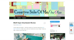 Desktop Screenshot of creativesideofme.com